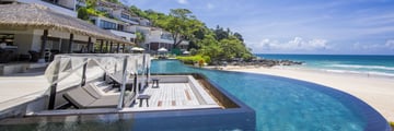The Shore at Katathani, Harbour Restaurant, Infinity Pool and Beach