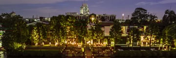 The Siam Hotel, Exterior and Deck at Night