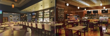 The Lounge Bar and Delights Restaurant at The Signature at MGM Grand