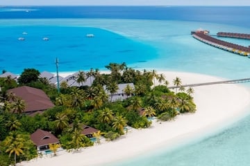 Aerial view of The Standard Maldives