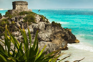 The Tulum ruins 
