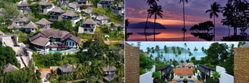 The Vijitt Resort, Phuket, Aerial View and Pool