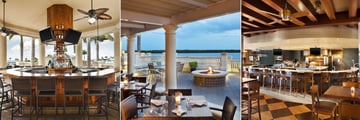The Westin Cape Coral Resort at Marina Village, The Nauti Mermaid Dockside Bar & Grill and Marker 92 Waterfront Bar & Bistro Exterior and Interior 