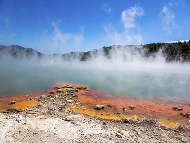 Thermal water by Rotorua