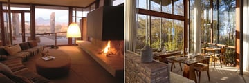 The main lounge and restaurant at Tierra Atacama Boutique Hotel & Spa