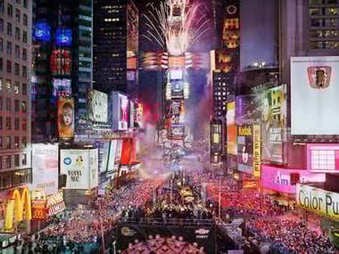 Times Square on New Year's Eve