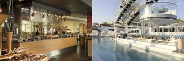 A La Turca Restaurant and the swim-up bar