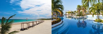 Moon Palace beach and pool