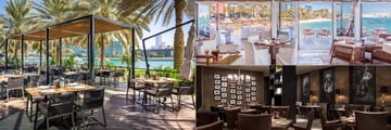 Dining at Beach Rotana