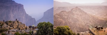 Anantara Al Jabal Al Akdar, Dining on the Rocks