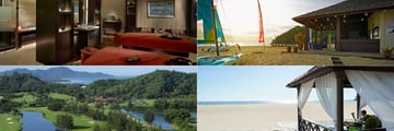Shangri-La Rasa Rai Resort & Spa spa, beach, gardens and beach cabanas