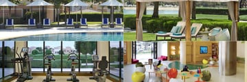 Pool, gym and kids club at Ritz Carlton Abu Dhabi