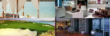 Beach cabanas and spa at Yas Viceroy Abu Dhabi