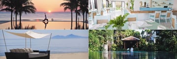 Fusion Maia Denang Resort, beach yoga, Fresh restaurant, beach cabanas and pool
