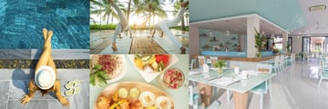 Fusion Maia Denang Resort, pool, yoga, and Fresh restaurant