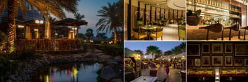 Le Royal Meridien restaurants - Shades, Rhodes20, Maya al Khaima and Ossigeno