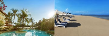 Grand Mirage Resort & Thalasso Spa, pool and beach