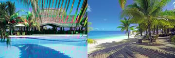 Trou Aux Biches Beachcomber Golf Resort & Spa pool and beachfront