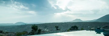 Pool vistas at Anantara Al Jabal Al Akdar