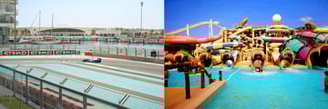 Yas Viceroy Abu Dhabi racetrack and water park