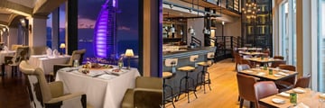 Dining and drinking at Jumeirah Beach Hotel