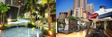 Berjaya Times Square Hotel swimming pool, exterior and gym
