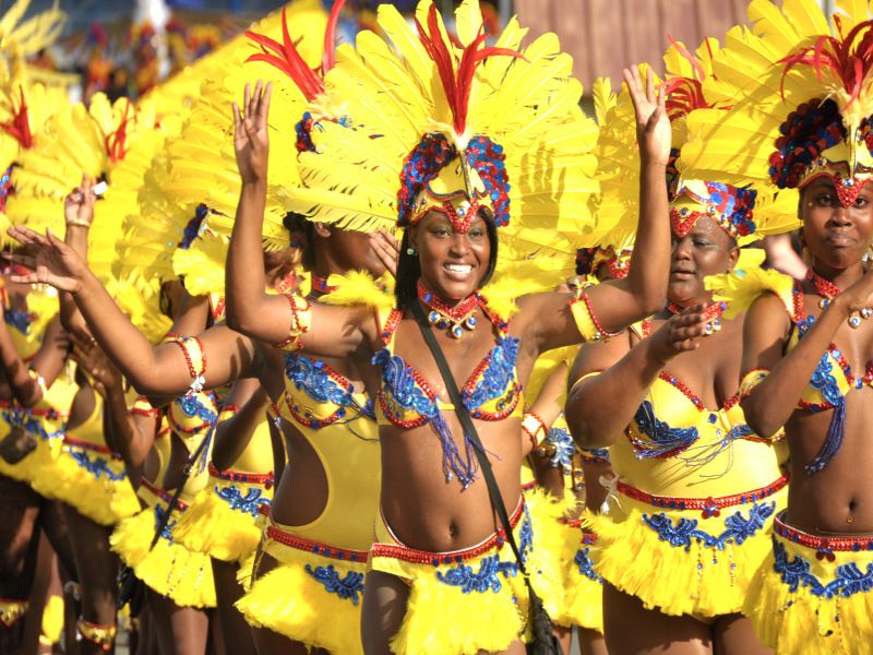 Parades at the carnival