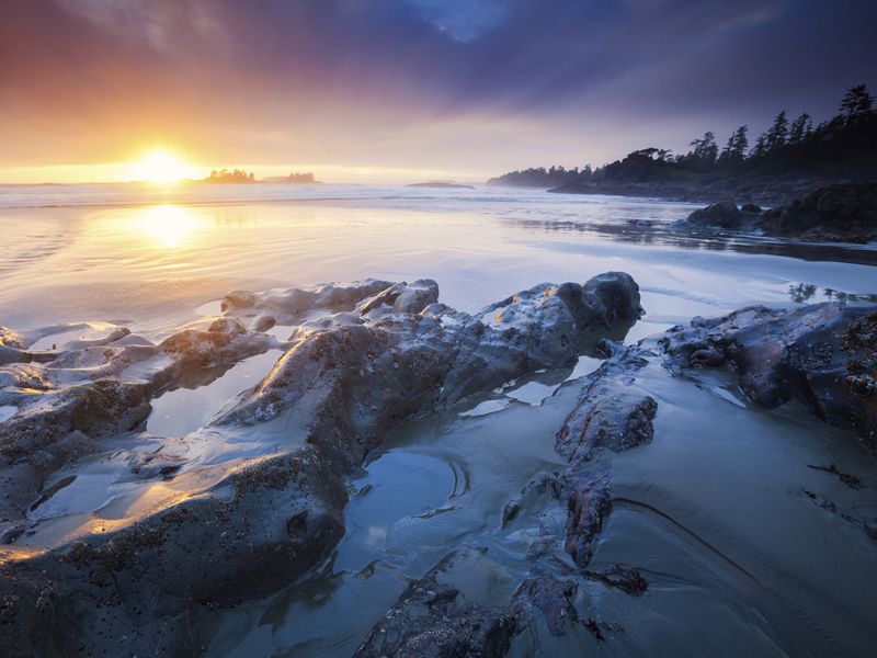 Sunset over Tofino