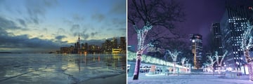 Beautiful Toronto Cityscapes in the Winter Months