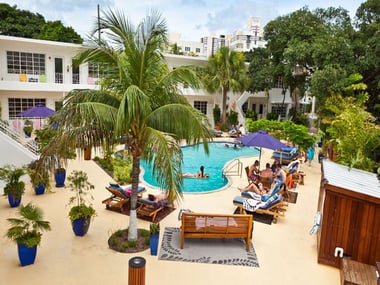 Tradewinds Apartments and Hotel pool