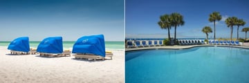 Tradewinds Island Grand Resort, Beach Cabanas and Pool