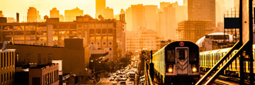 Train in Manhattan