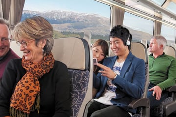 TranzAlpine cabin interior