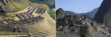The ruins at Machu Picchu