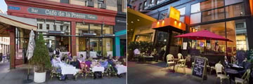 Triton, Cafe De Las Presse and Herlen Place Cafe