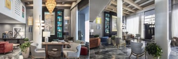 Triton, Mezzanine Gallery & Lounge and Hotel Lobby