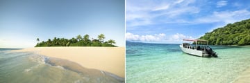 Tropical Fiji Island & Dive Boat