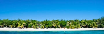 Tropical island in Fiji