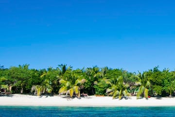 Tropical island in Fiji