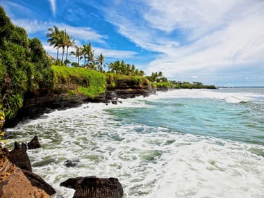 Tropical Balinese beach