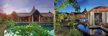 Trou Aux Biches Beachcomber Golf Resort & Spa, Spa Exterior in Evening