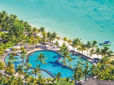Aerial view of Trou Aux Biches Resort & Spa