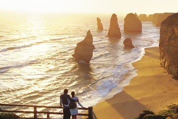 Twelve Apostles at dusk