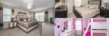212 Championsgate, Master Bedroom, King Room and Kids' Bedroom