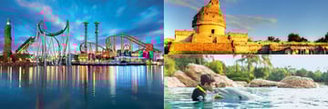 Universal Studios, Discovery Cove and Chichen Itza