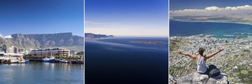 V&A waterfront, Robben Island & views from Cable Mountain