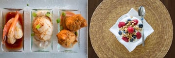 Gourmet Dishes at Valentines Resort Harbour Island