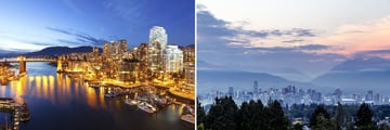 Views of Vancouver's skyline