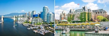 Vancouver Cityscapes & Inner Harbour in Victoria