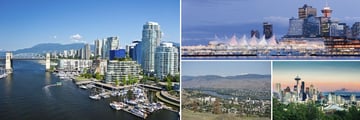Scenery in Vancouver, Kamloops & Seattle